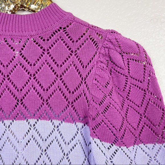 BCBGeneration • Bonnie Striped Short Sleeve Sweater - Picture 15 of 16